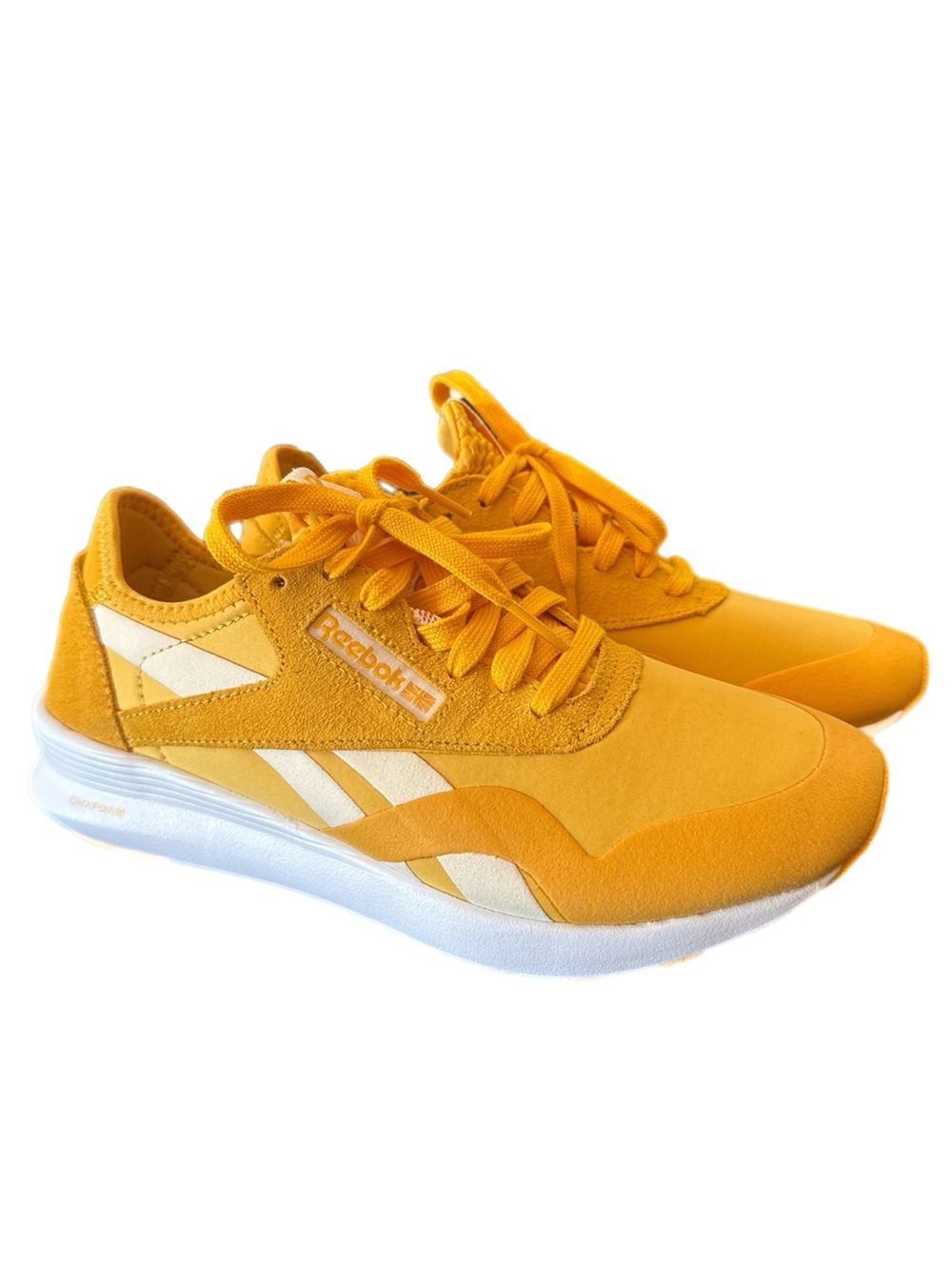 Reebok Classic Nylon SP Sneakers Yellow New With Box
